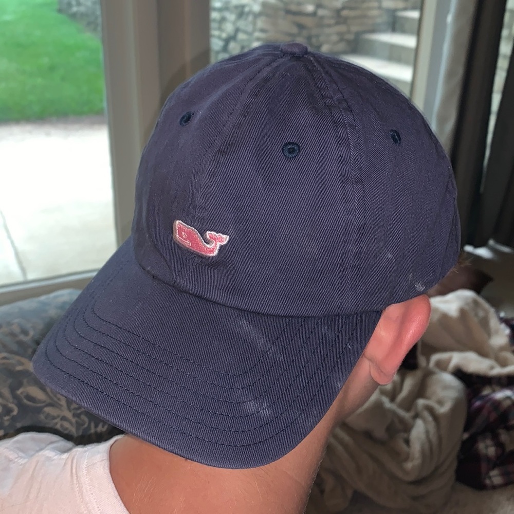 Navy vineyard vines baseball hat